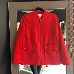 Red jacket